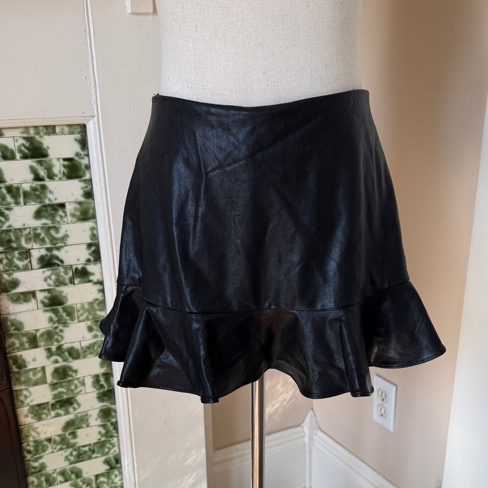 Amanda Uprichard Black Mini Skort